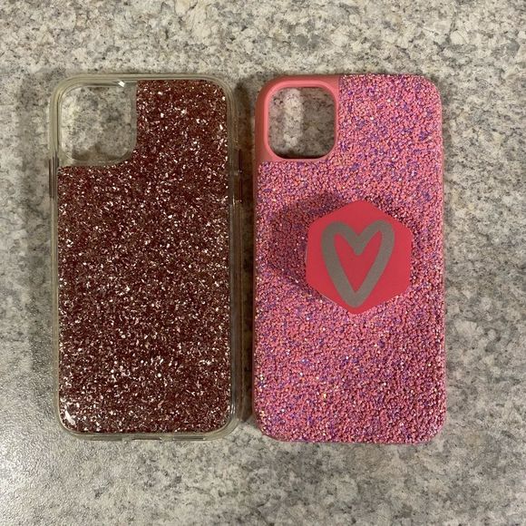 NWOT iPhone 11 Glitter Case Bundle - Picture 1 of 5